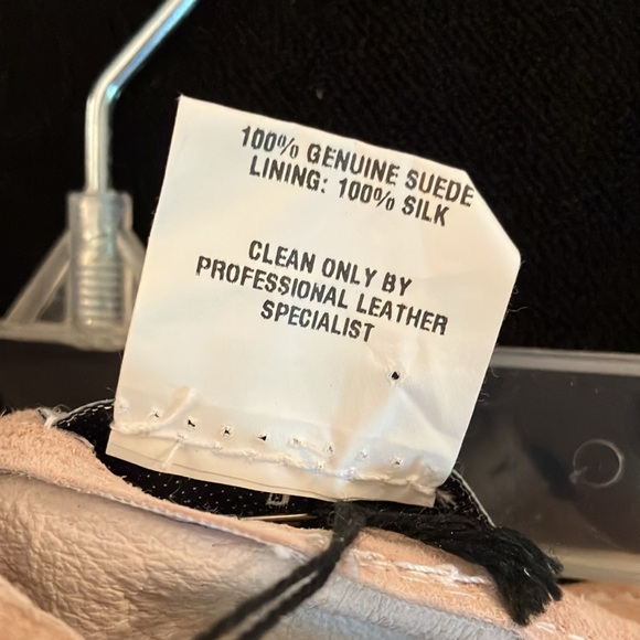 NWT Poleci 100% Genuine Suede Patchwork Skirt - Picture 7 of 7